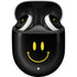 Black Happy Face Google Pixel Buds Skin